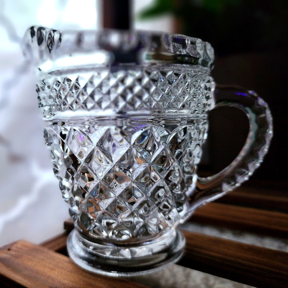 Anchor Hocking Wexford Pattern Tall Creamer
